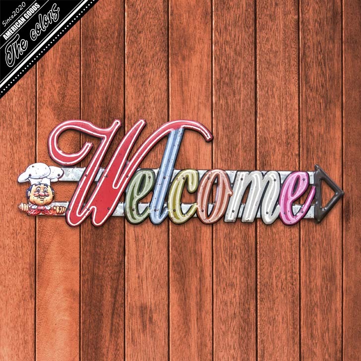 楽天市場】Welcome ARROW プレート アメリカン雑貨 サインプレート