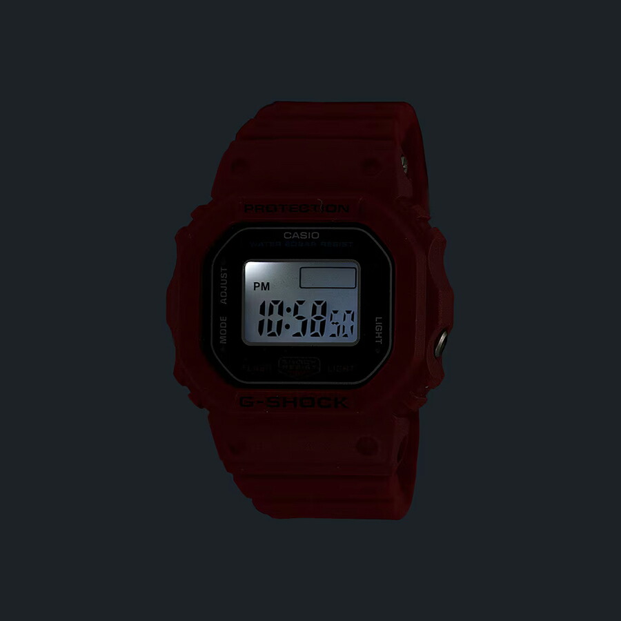 楽天市場】G-SHOCK Nano ナノ レッド DWN-5600-4JR メンズ レディース