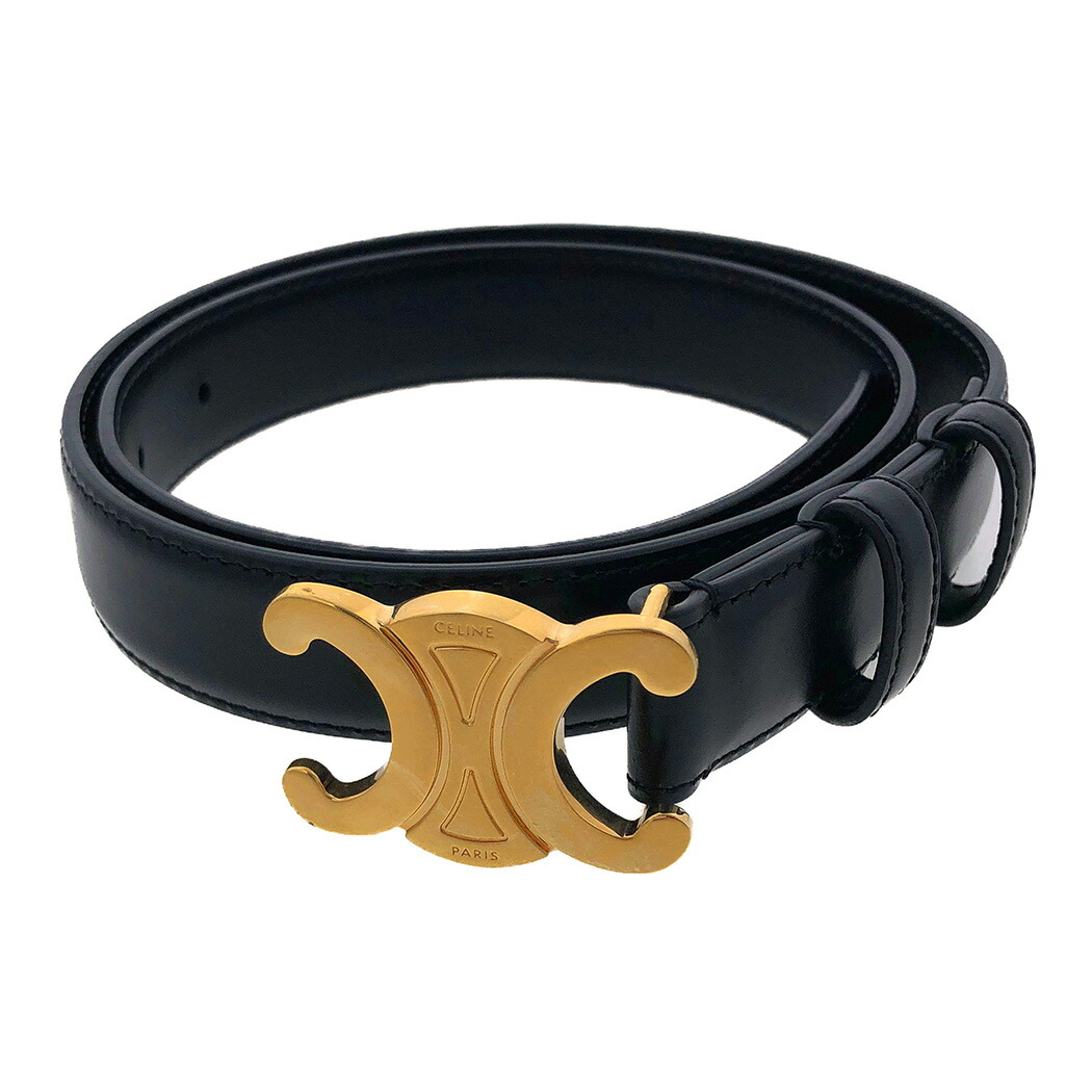 楽天市場】セリーヌ トリオンフ ベルト 70cm F-NE-1252 スムースカーフ