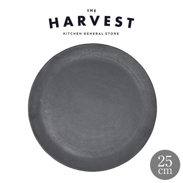 楽天市場】HARVEST kuro リムプレート 信楽焼 皿 25cm｜和モダン