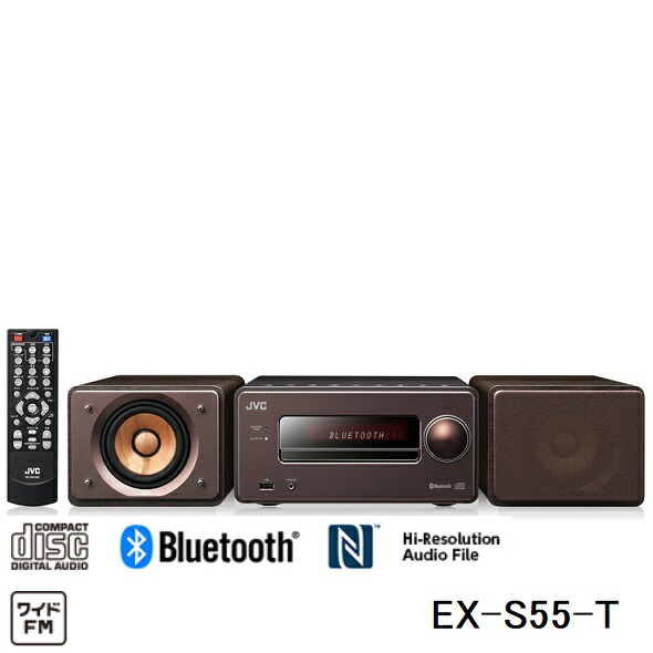 楽天市場】jvcケンウッド ex-s55-t bluetooth対応usb端子搭載