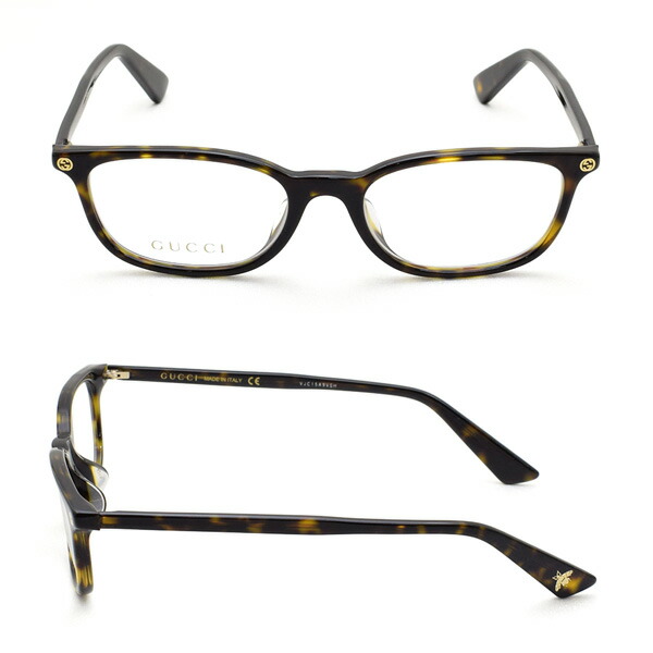 楽天市場】グッチ メガネ 眼鏡 フレーム のみ GG0123OJ-002 ハバナ