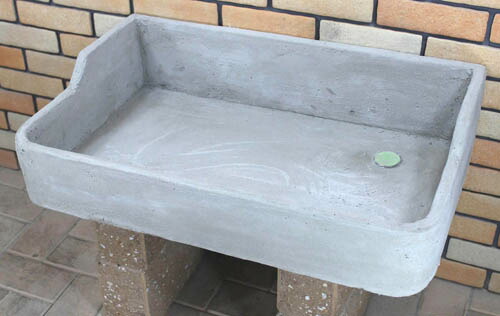 楽天市場】タイル流し台 ガーデンシンク用モルタル下地Lサイズ排水口