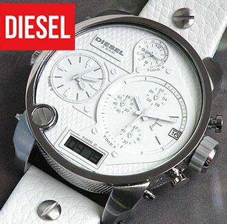 楽天市場】ディーゼル 時計 DIESEL DZ7194ホワイト×シルバー