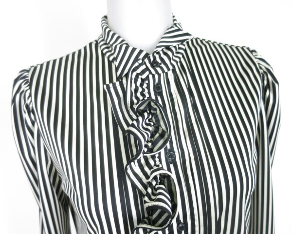 楽天市場】【中古】alice auaa / フリルストライプロングブラウス