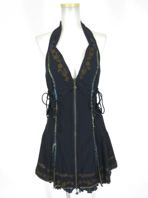 楽天市場】OZZ ONESTE / フロントジップ チャイナホルターネック