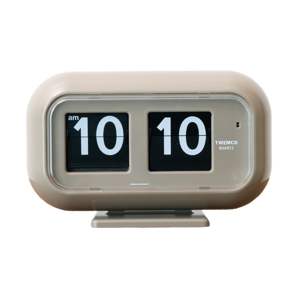 楽天市場】パタパタ 時計 TWEMCO DESK＆WALL CLOCK QT-35GY トゥエンコ