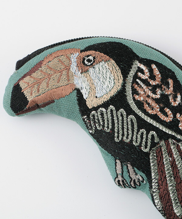 楽天市場】【バラエティ刺繍ポーチ】動物×モチーフの個性派デザイン 月