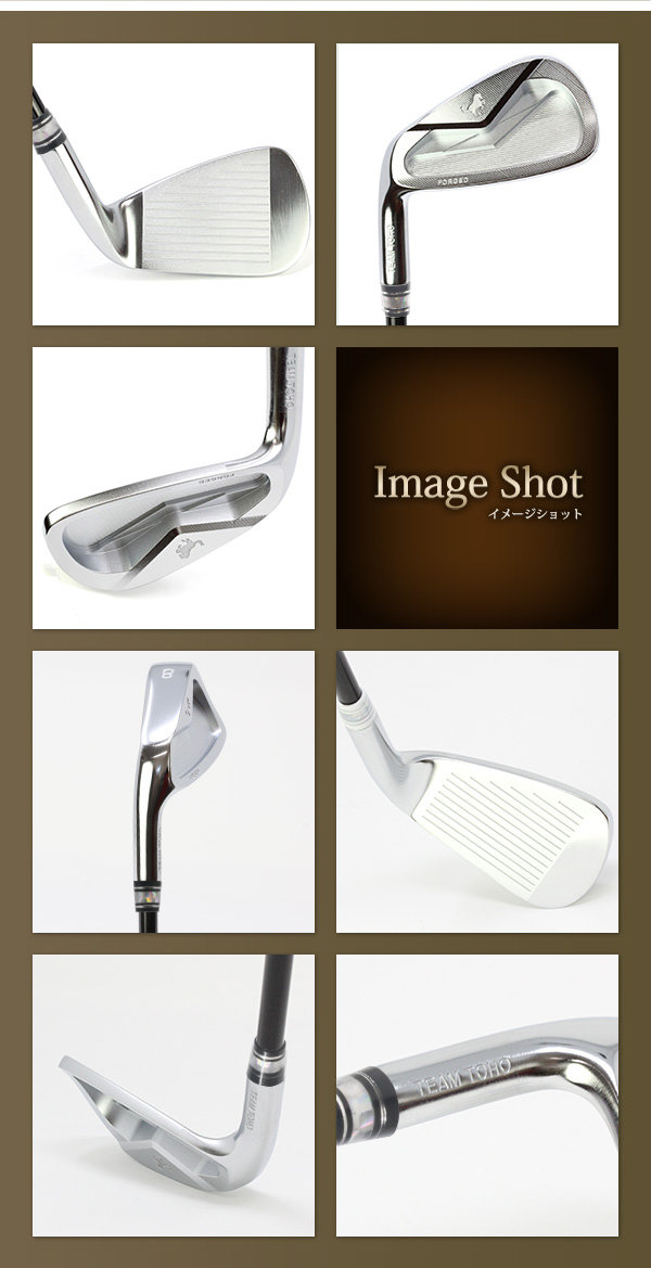 楽天市場】レフティー アイアンセット 軟鉄鍛造 TEAMTOHO CNC