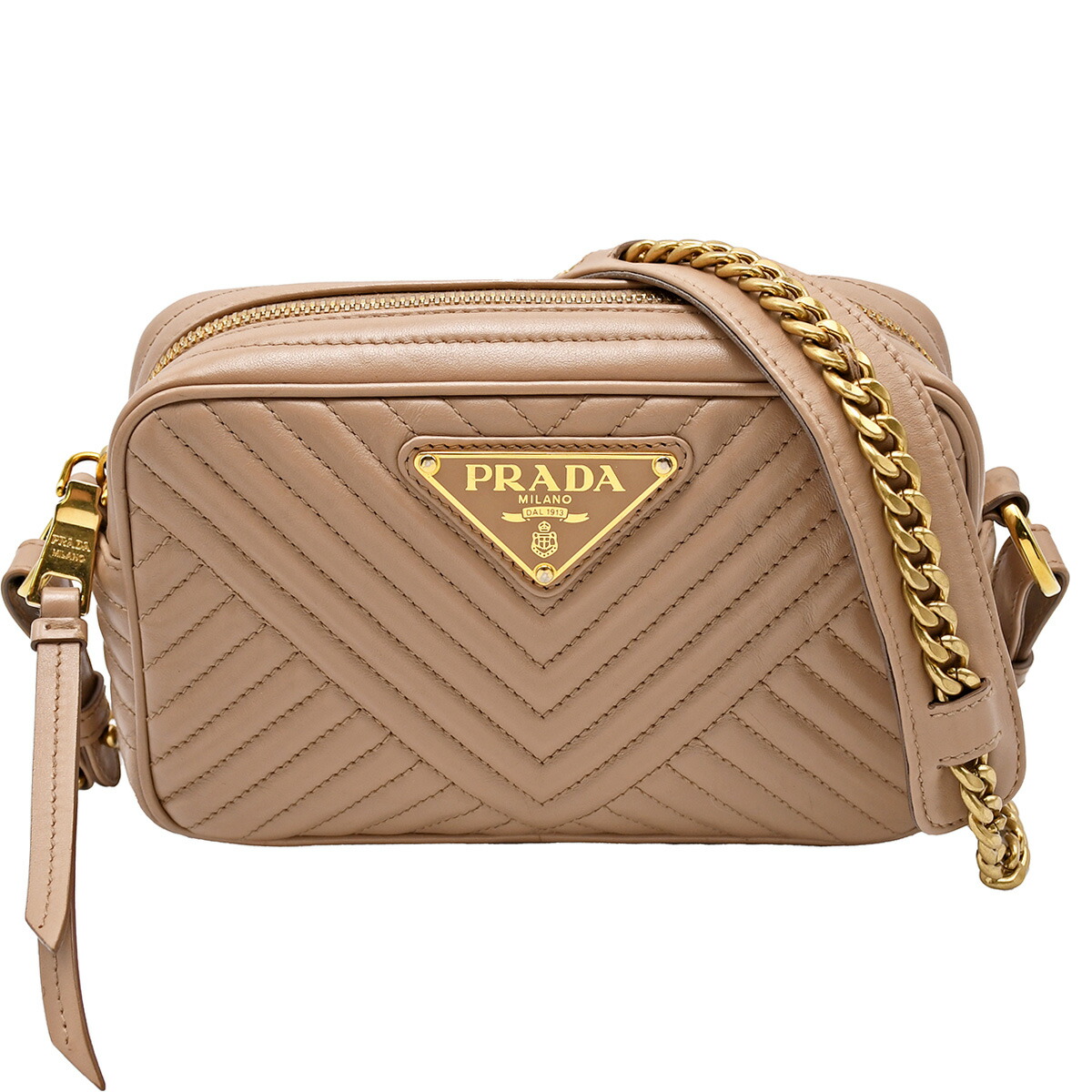 楽天市場】プラダ PRADA チェーン ショルダーバッグ トライアングル