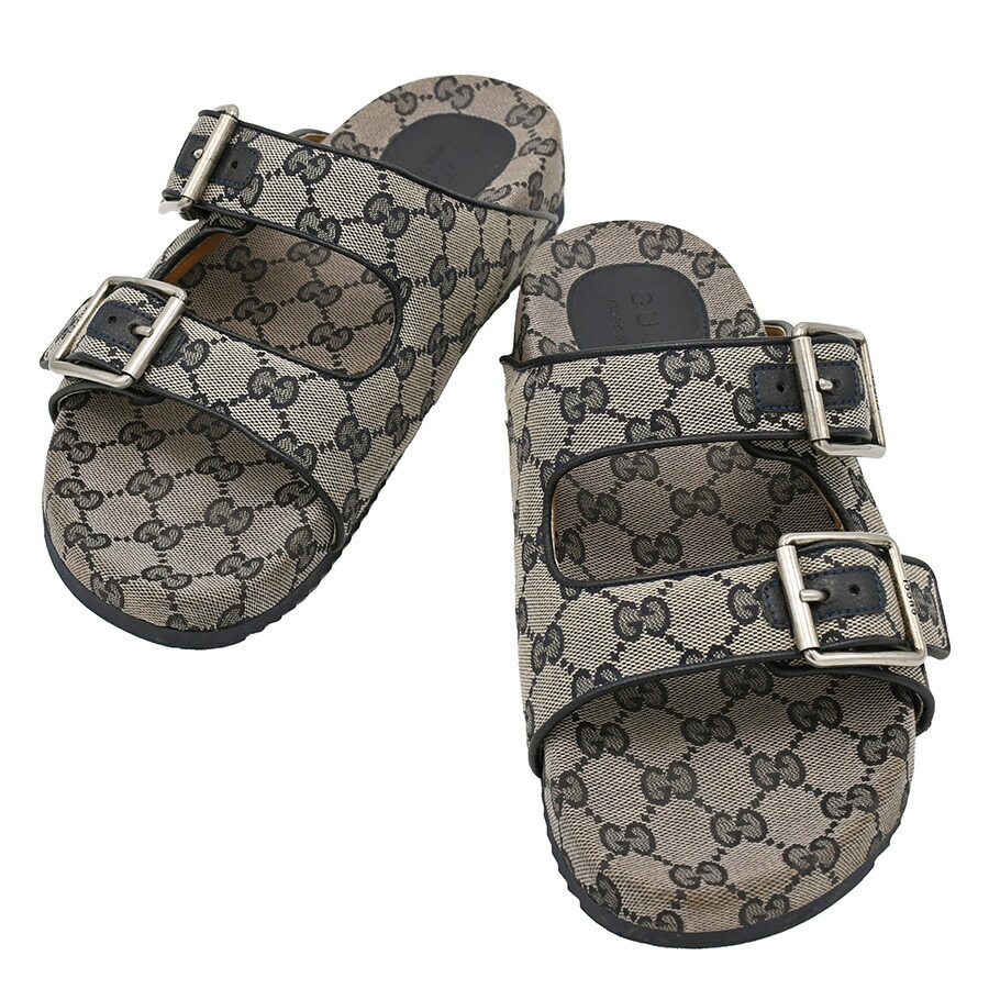 楽天市場】グッチ GUCCI サンダル オリジナルGGキャンバス スライド