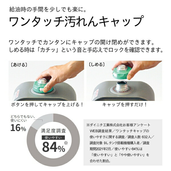 楽天市場】ダイニチ 石油ファンヒーター 5L タンク 2025年モデル 木造