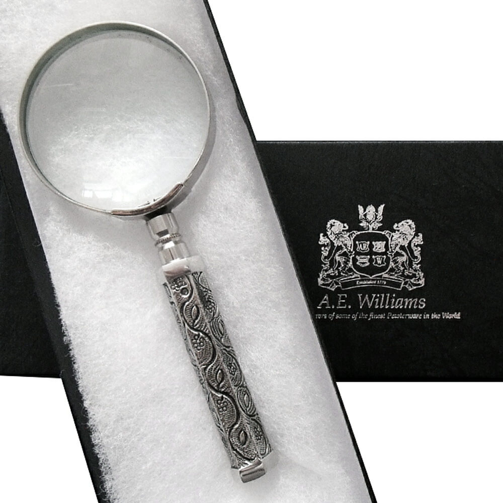 楽天市場】ピューター製 ルーペ 六角 ぶどう模様 英国製 A.E.Williams