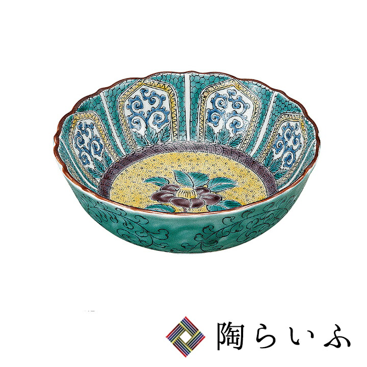 楽天市場】九谷焼 6号鉢 吉田屋山茶花 ＜送料無料＞和食器 鉢 盛鉢