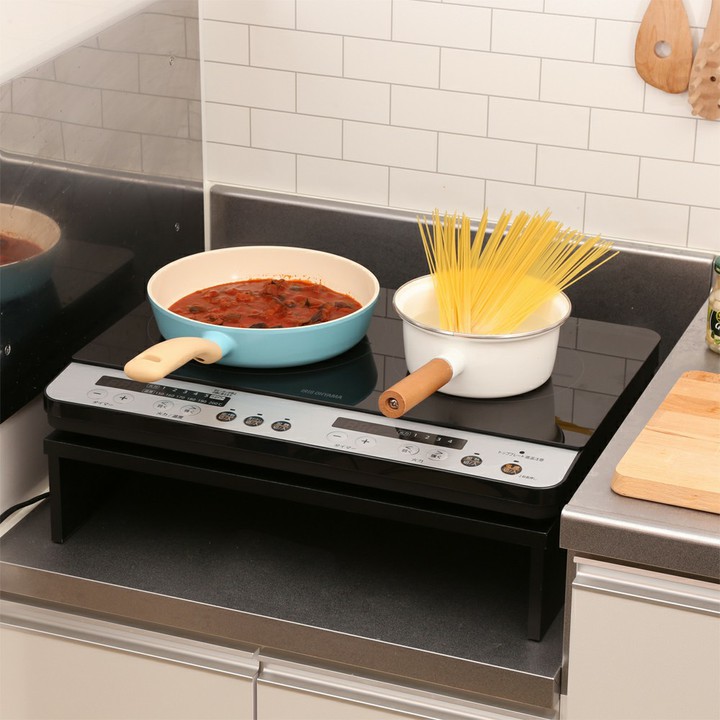 楽天市場】IHコンロ 2口 アイリスオーヤマ 1400W 工事不要 スタンド