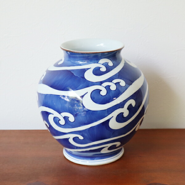 楽天市場】花瓶 染付の通販