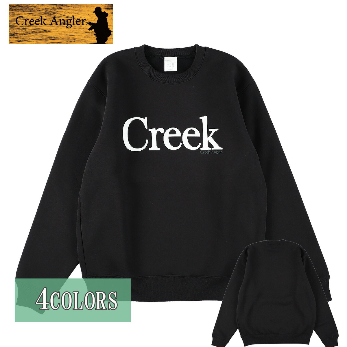 Creek クルーネックトレーナー ネイビー Creek クルーネックスウェット