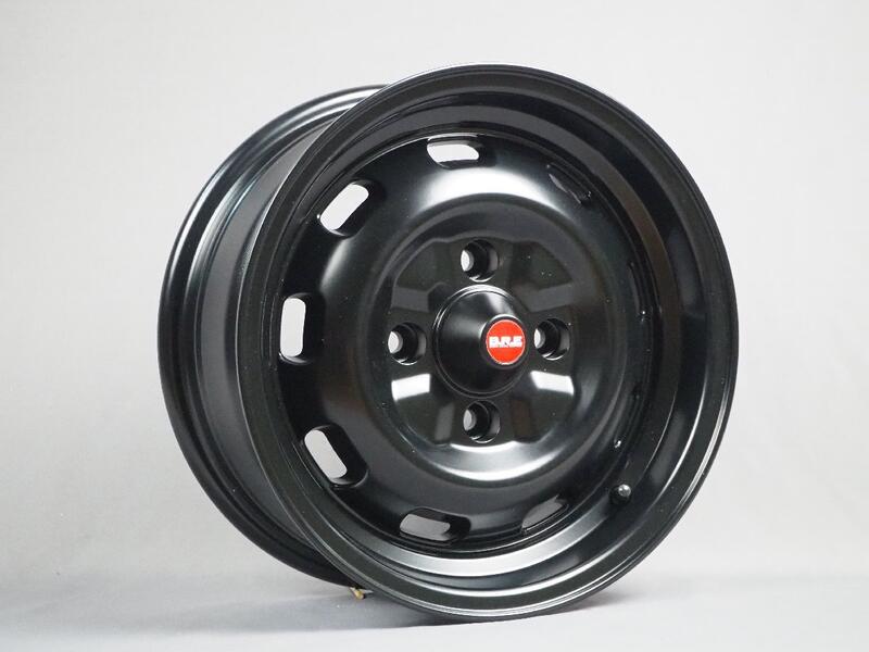 楽天市場】【送料無料】☆B.R.E 鉄チン風アルミホイール/ブラック☆14