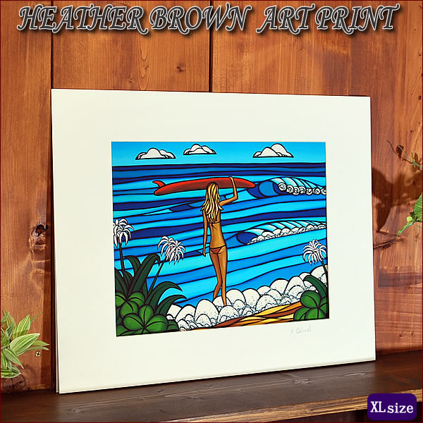 楽天市場】【ヘザーブラウン】【Heather Brown】ART PRINT XL SURF