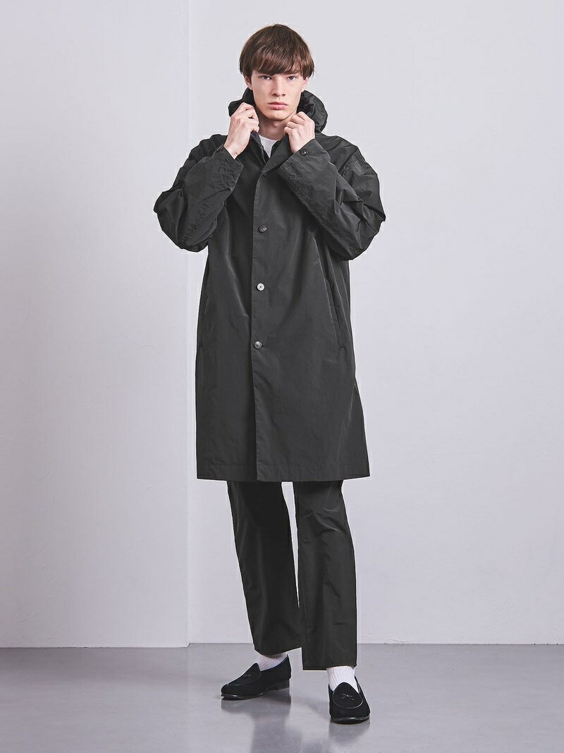 新品タグユナイテッドアローズタフタフーデットコート UNITED ARROWS