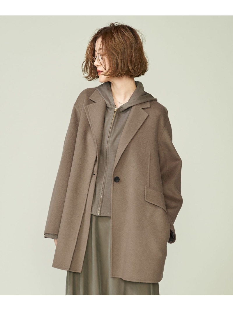 楽天市場】【SALE／30%OFF】＜conte＞ ダブルラペル リバーコート