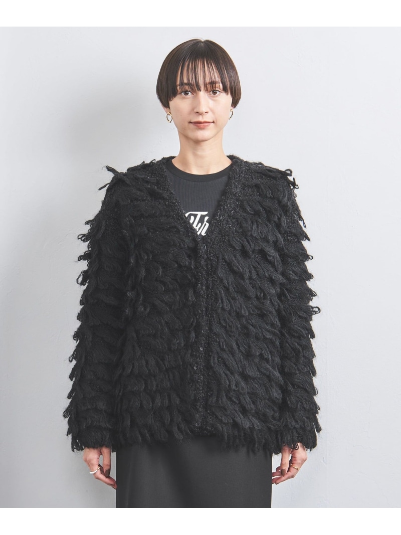 楽天市場】【SALE／60%OFF】ループ フリンジ オーバー ニット