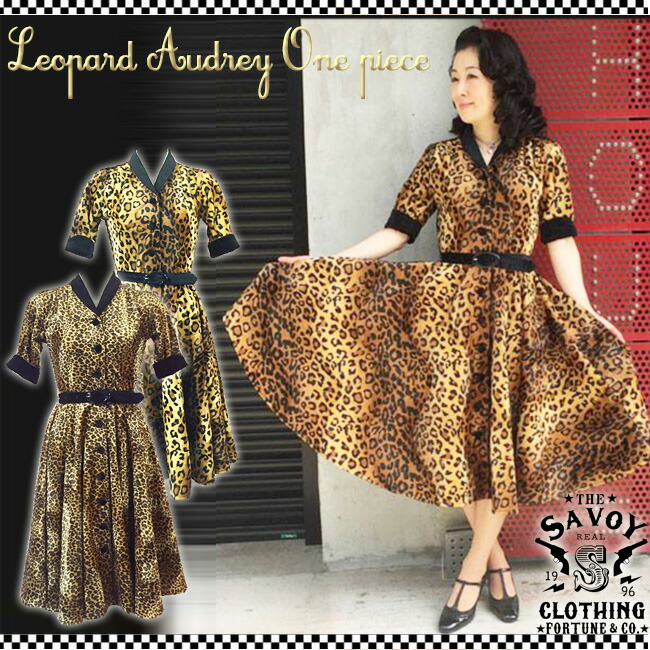 楽天市場】SAVOY CLOTHING Leopard Audrey One piece サヴォイ