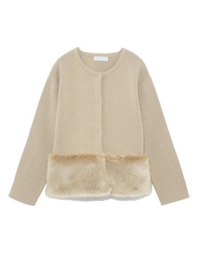 楽天市場】【SALE／40%OFF】エコファーコンビニットジャケット CELFORD