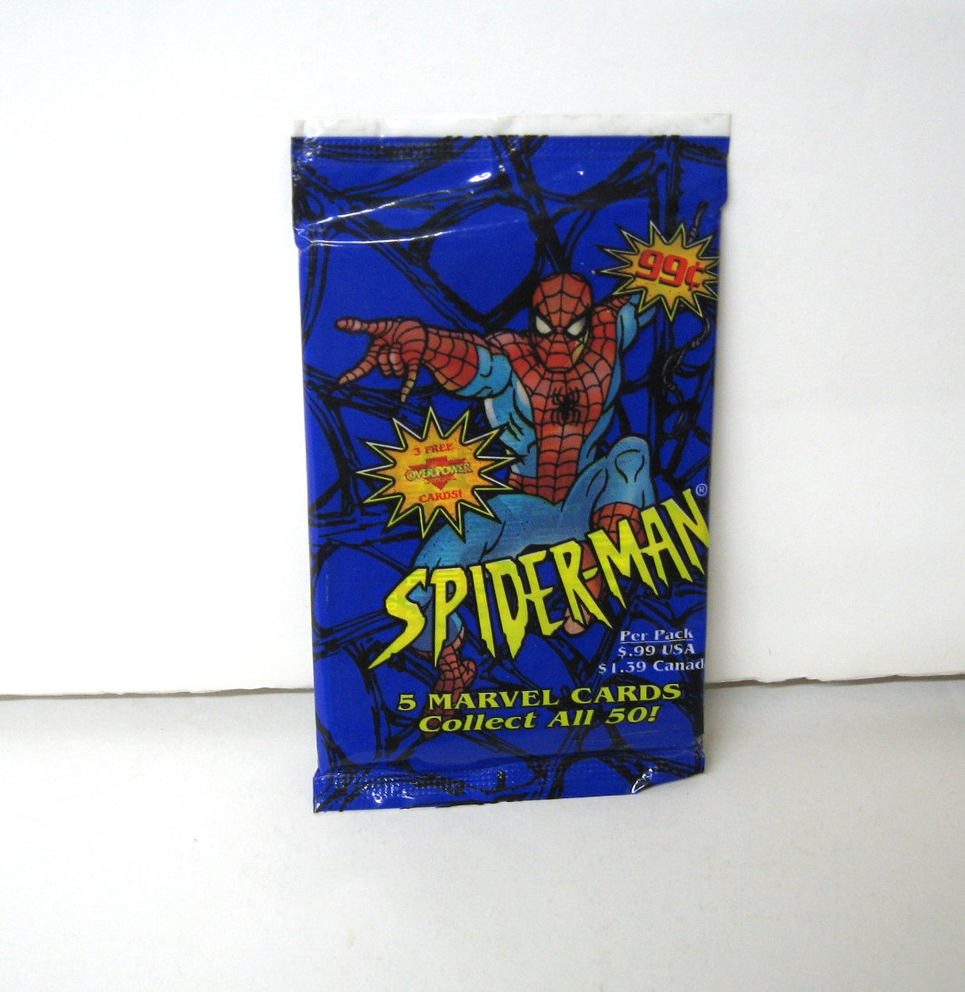 楽天市場】US版 スパイダーマン マーベルカード 5枚入り パック