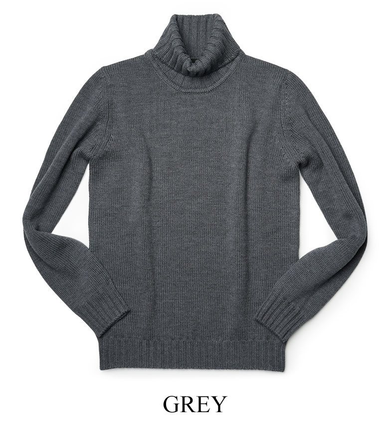 楽天市場】バフィー ニット タートルネック ローゲージ 5ゲージ リブ