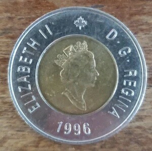 楽天市場】1996年カナダ2ドル硬貨 エリザベス2世女王とホッキョクグマ