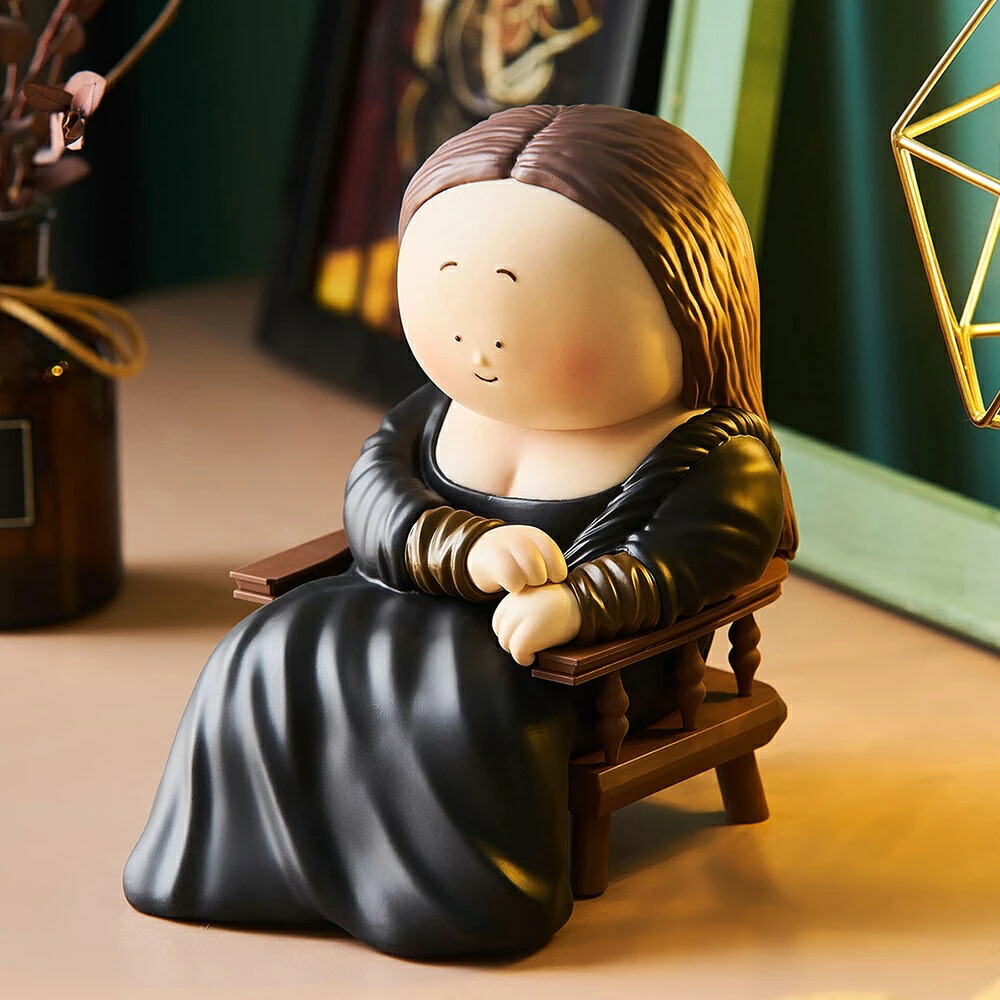 楽天市場】オブジェ 【モナリザ-17cm】アーティストフィギュアレジン