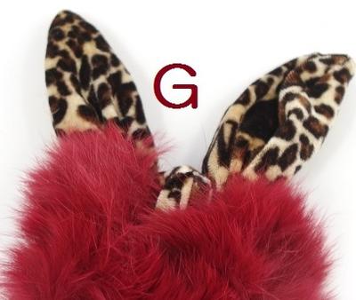 楽天市場】【再入荷】ふわもこ リアル ラビット ファー シュシュ うさ