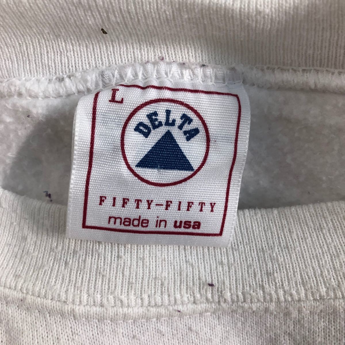 楽天市場】【中古】【古着】 DELTA プリント スウェット トレーナー L