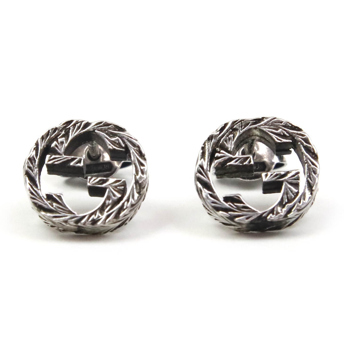 楽天市場】GUCCI グッチ ピアス インターロッキングG シルバー 925