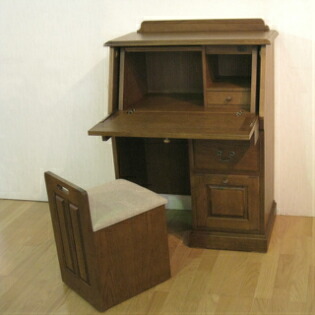 楽天市場】ライティングデスク ドレッサー 椅子付き イス付き