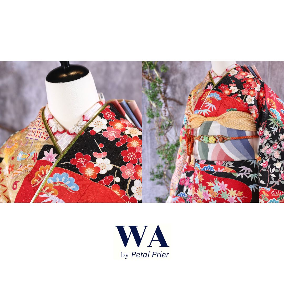 楽天市場】【中古】振袖 7点フルセット Lサイズ 振袖セット 振袖フル