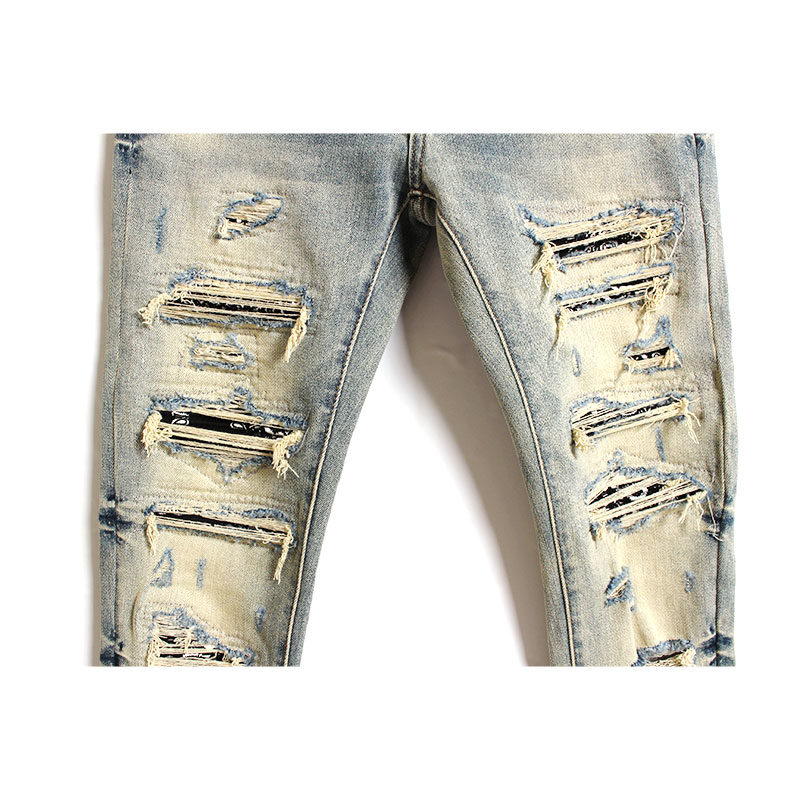 楽天市場】ミニマル mnml スキニーパンツ ストレッチデニム ダメージ