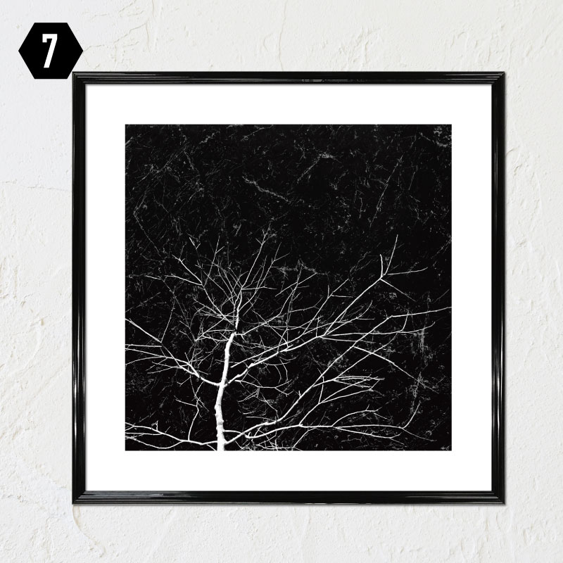 楽天市場】【 フレーム付 アートポスター 正方形 MONOCHROME