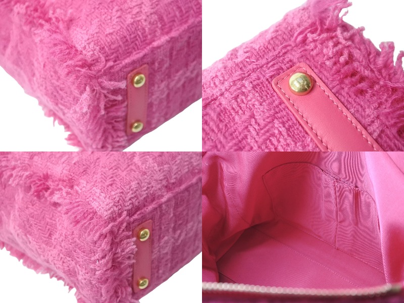 楽天市場】極美品 CHANEL シャネル ツイード ロゴ ジップ ショッピング