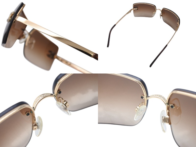 楽天市場】CHANEL シャネル リムレス サングラス 4092-B c.125/13