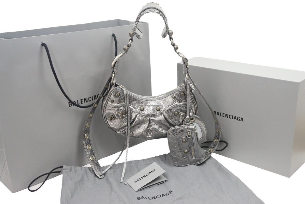 楽天市場】極美品 BALENCIAGA バレンシアガ カゴールXS ショルダー
