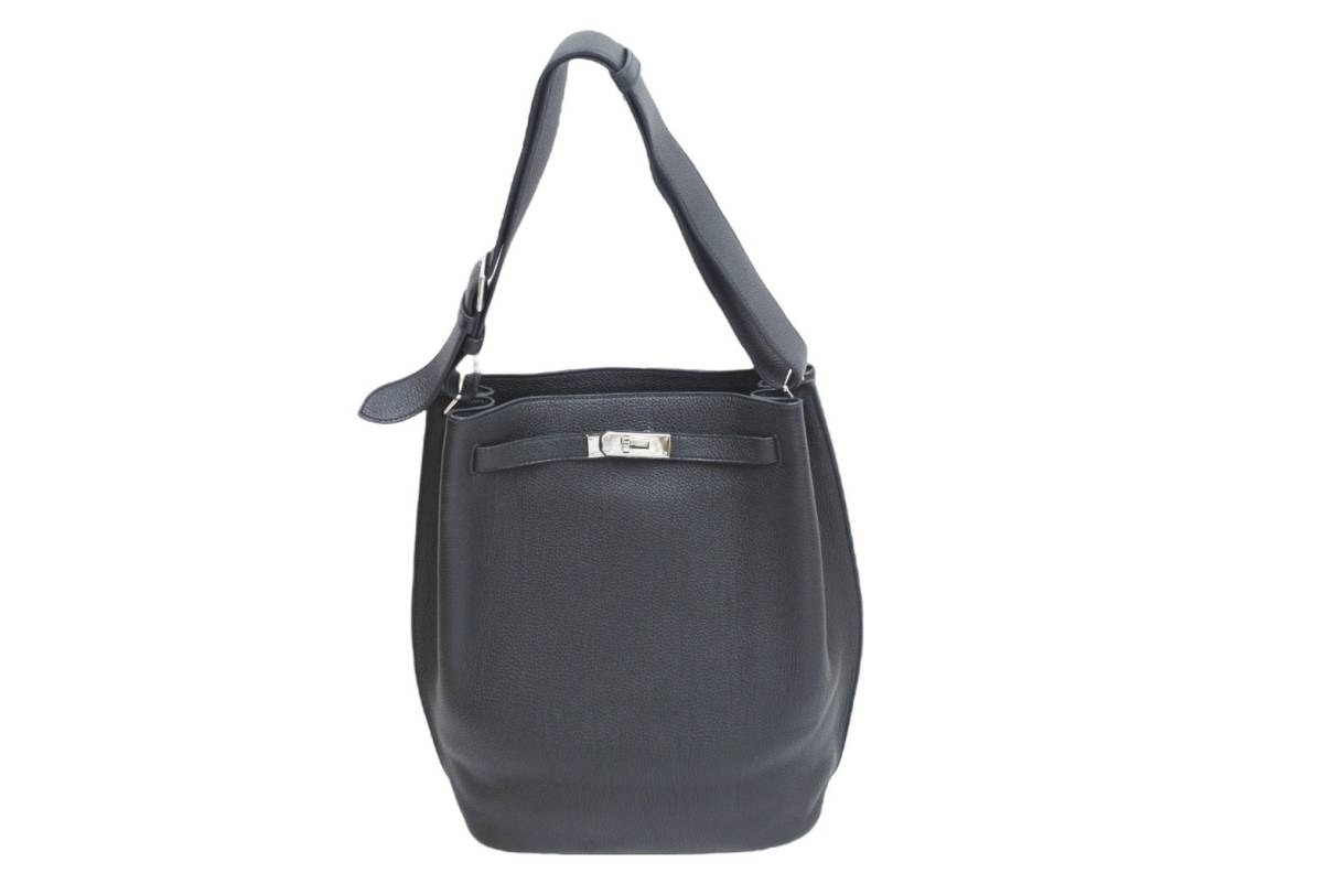 楽天市場】極美品 HERMES エルメス ソーケリー 26 トゴ ブラック