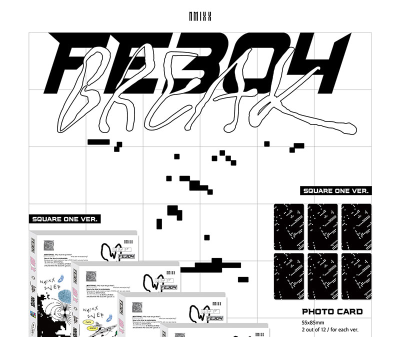 楽天市場】NMIXX Fe3O4: BREAK / 2ND EP ALBUM 一般盤 2種中選択