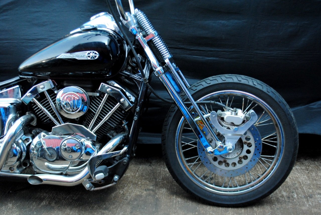 楽天市場】部品屋K&W スプリンガーフォークキット ドラッグスター400