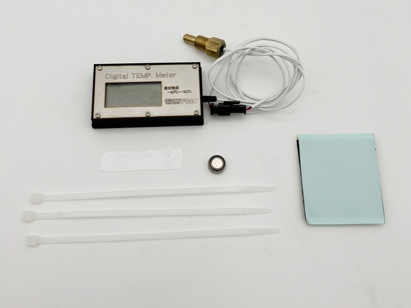 楽天市場】CF POSH CFポッシュ デジタル水・油温計 Aタイプ NSR50 NS-1