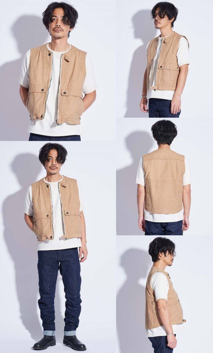 楽天市場】KADOYA カドヤ RIDERS WORK VEST デニムベスト ベスト
