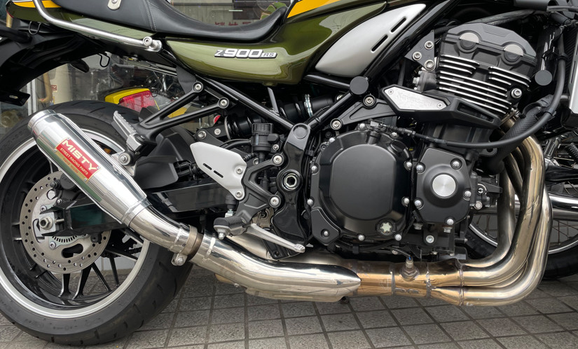 楽天市場】MISTY ミスティ Z900RS スリップオンモナカマフラー