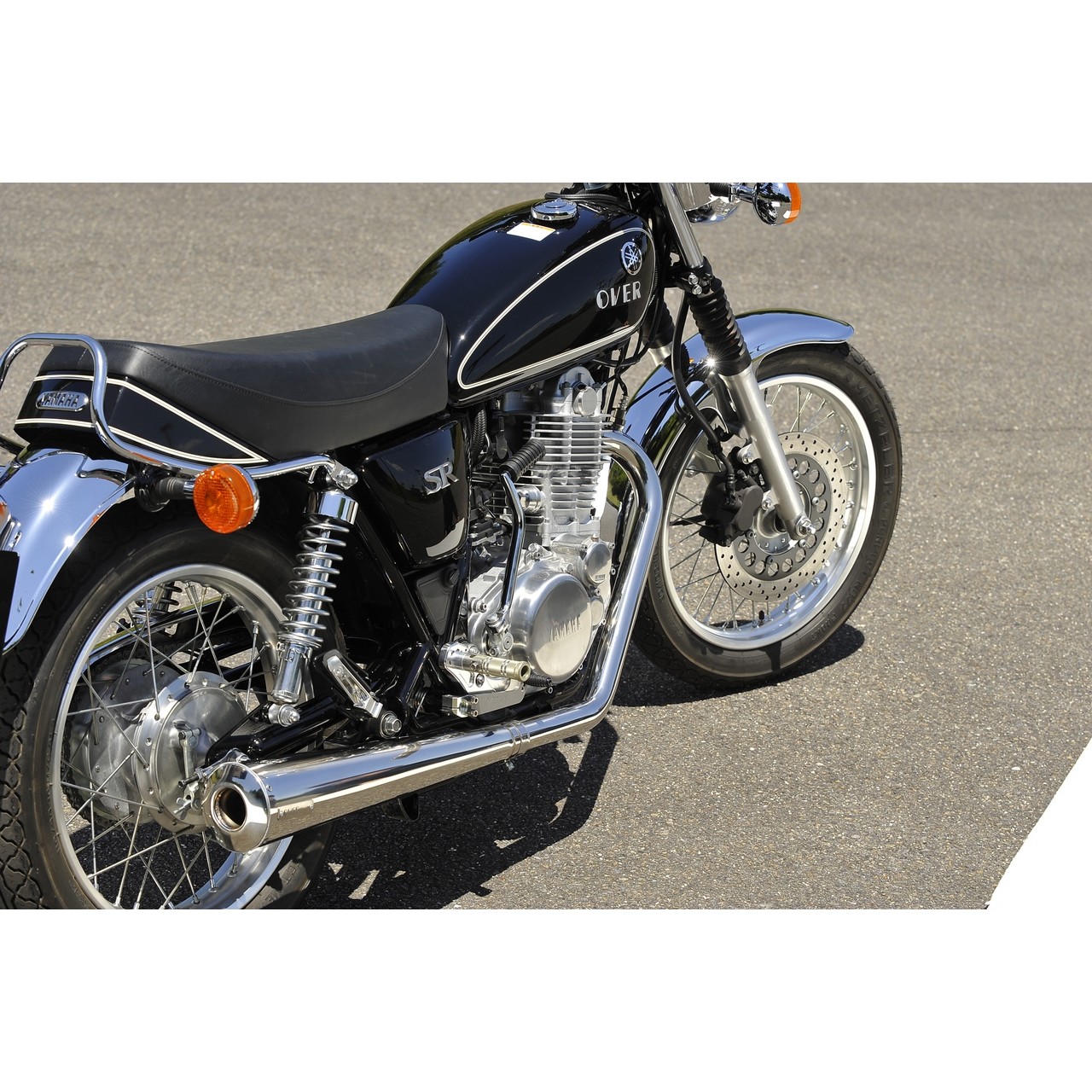 楽天市場】OVER オーヴァー SSメガホンマフラー SR400 YAMAHA ヤマハ
