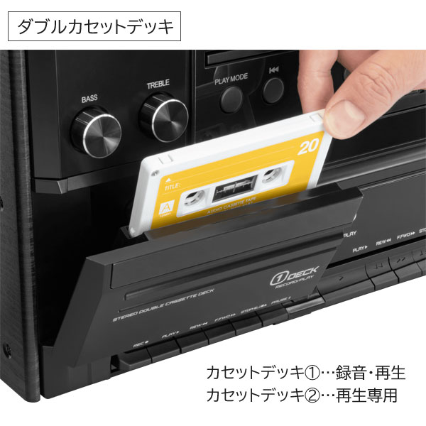 楽天市場】aiwa ダブルカセットマルチコンポ MCA1 GAA4-MCA0001 ダブル